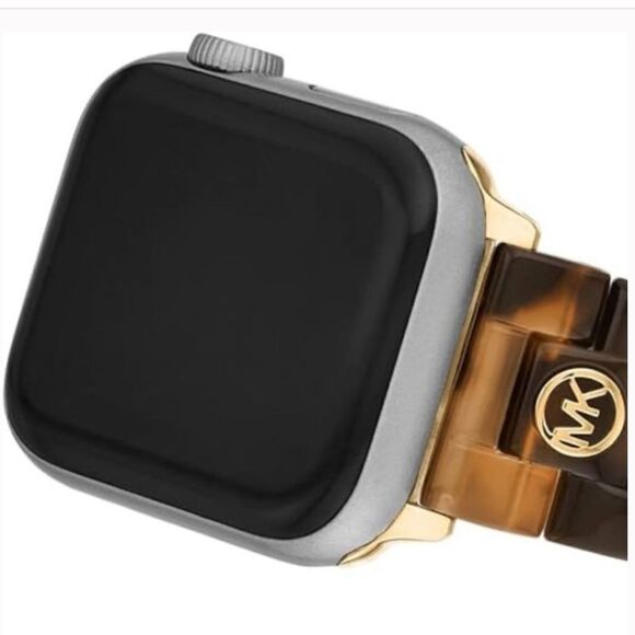 Michael Kors Tortoise and Gold-Tone Band for Apple Watch 38/40 NWT - Picture 7 of 8